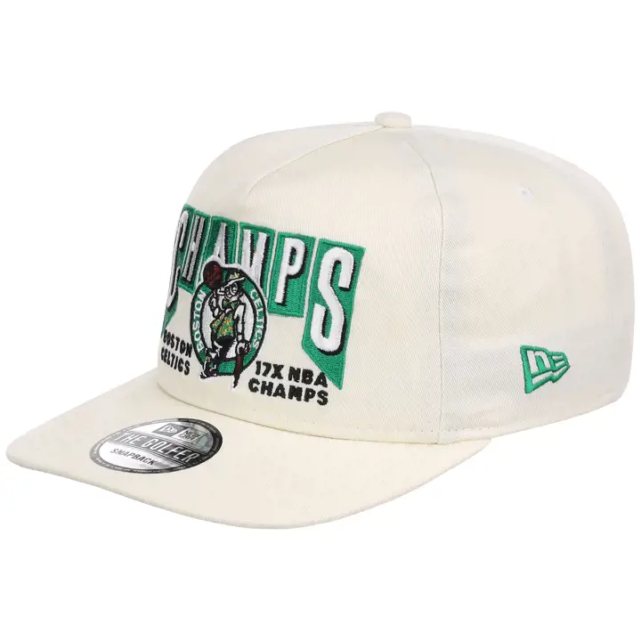 Casquette de golf Boston Celtics NBA Champ Pack arg/ arg/ vert