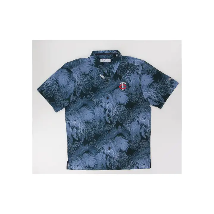 Chemise de camp luminescente marine MLB TB Minnesota Twins