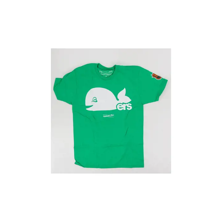 T-shirt Vintage Logo LNH Hartford Whalers Vert Baleine