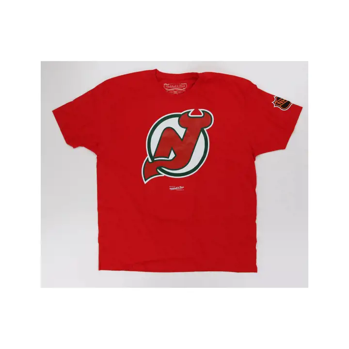 T-shirt rouge New Jersey Devils NHL MN logo vintage