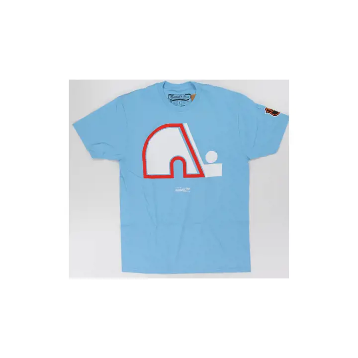 T-shirt Rétro Logo LNH Nordiques de Québec Étiquette N