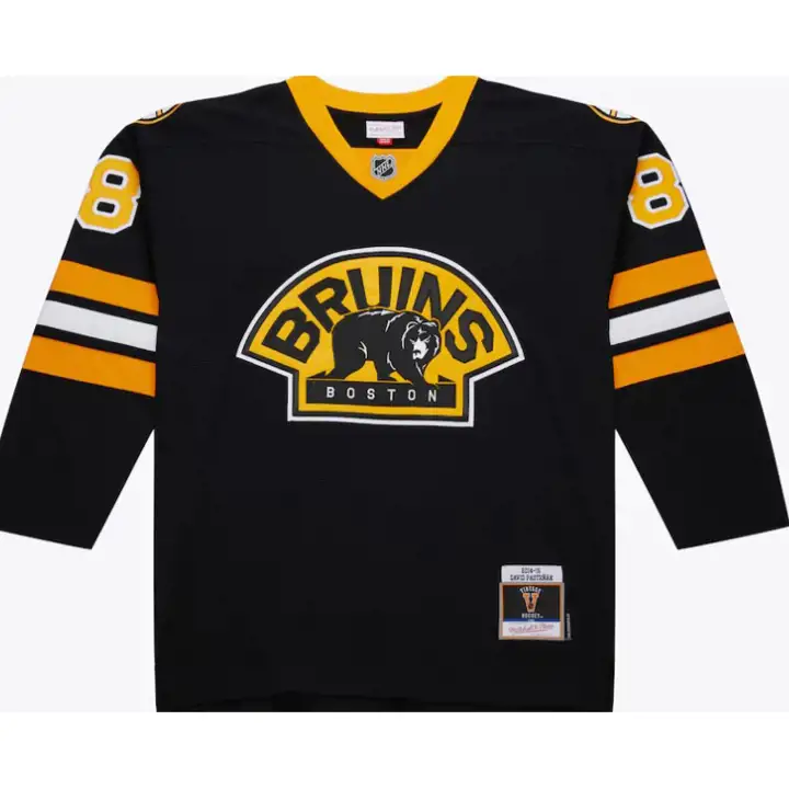 Boston Bruins NHL Power Play Maillot David Pastrnak Noir 2014