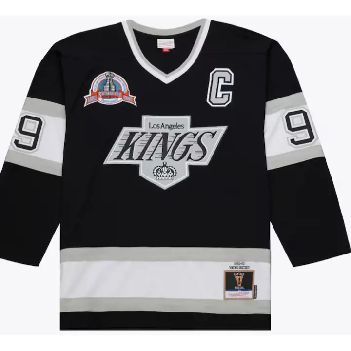 Los Angeles Kings NHL Maillot Power Play Wayne Gretzky Noir 19
