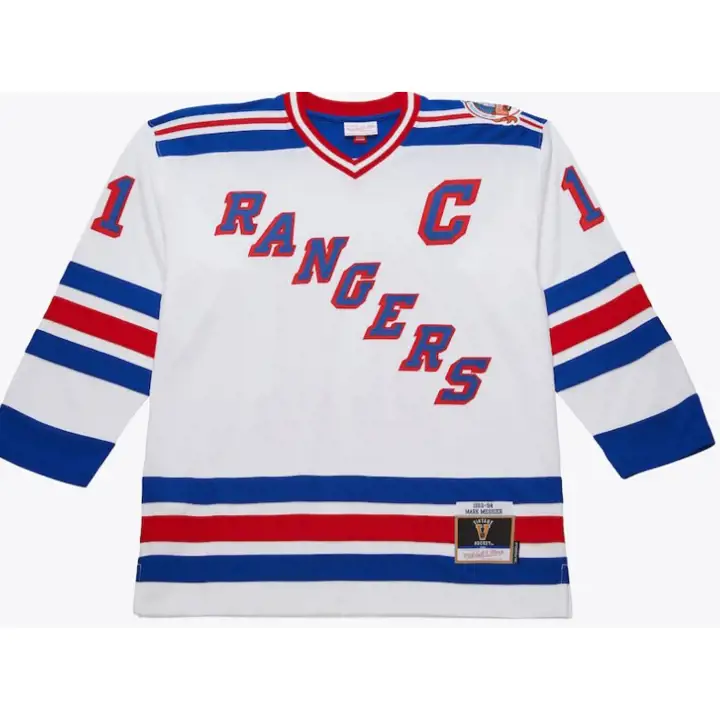New York Rangers Maillot LNH Power Play Mark Messier Blanc 1994