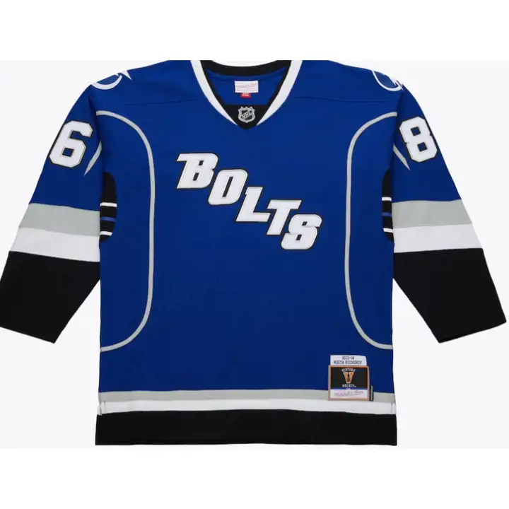 Maillot NHL Power Play du Lightning de Tampa Bay Nikita Kucherov Bl