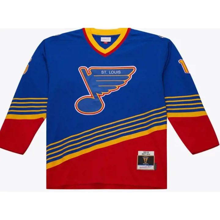 Maillot St. Louis Blues Power Play NHL Brett Hull Bleu 1995