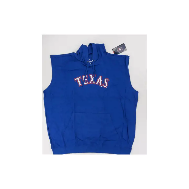 SWEAT À CAPUCHE MUSCLE PO DES TEXAS RANGERS MLB PROFIL LOGO RBL