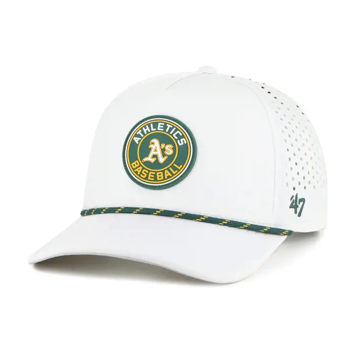 Casquette OAKLAND ATHLETICS MLB SUBSONIC '47 ROPE HITCH BLANC