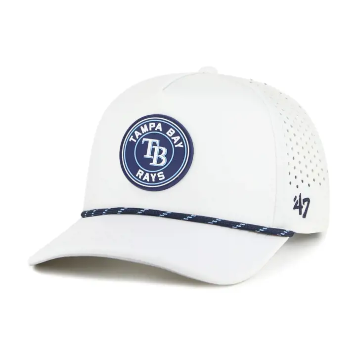 CASQUETTE MLB SOUS-SONIQUE « 47 ROPE HITCH » BLANCHE DES TAMPA BAY RAYS