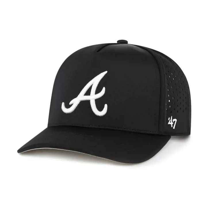 CASQUETTE ATLANTA BRAVES MLB BLK/WHT EQUALIZER '47 HITCH NOIRE