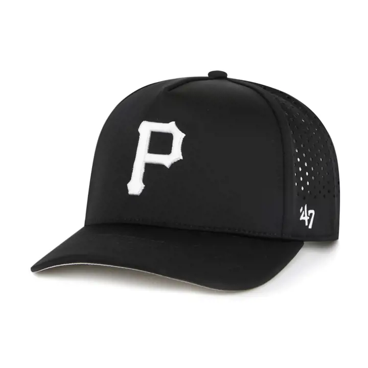 CASQUETTE AJUSTABLE COURBÉE MLB PITTSBURGH PIRATES EQUALIZER '47 HITCH NOIR