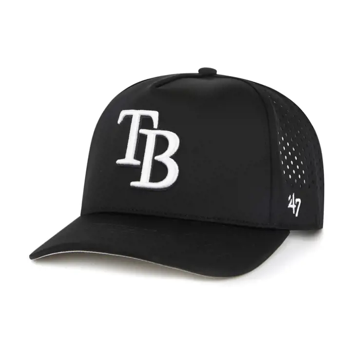 CASQUETTE NOIRE/BLANCHE MLB EQUALIZER '47 HITCH DES TAMPA BAY RAYS
