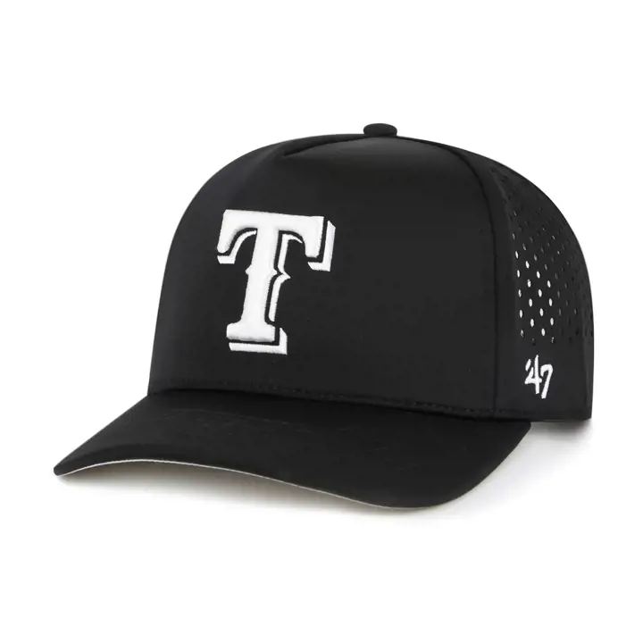 TEXAS RANGERS MLB NOIR/BLANC EQUALIZER '47 HITCH NOIR