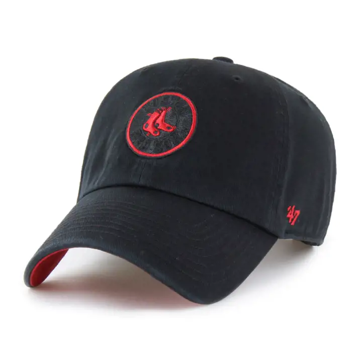 BOSTON RED SOX MLB ELEMENTS CASQUETTE AJUSTABLE '47 CLEAN UP NOIRE