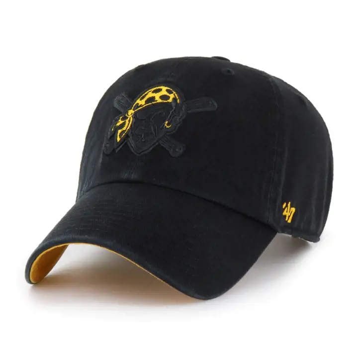 CASQUETTE RÉGLABLE PITTSBURGH PIRATES MLB ELEMENTS '47 CLEAN UP NOIRE