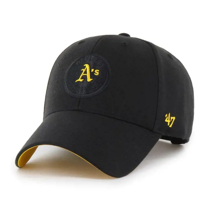 Casquette Oakland Athletics MLB Elements '47 MVP NOIR/JAUNE Cooperstown