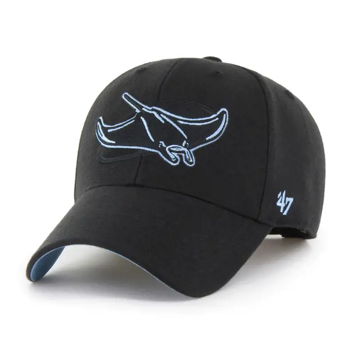 Casquette MVP '47 MLB Elements Tampa Bay Rays noire/bleue