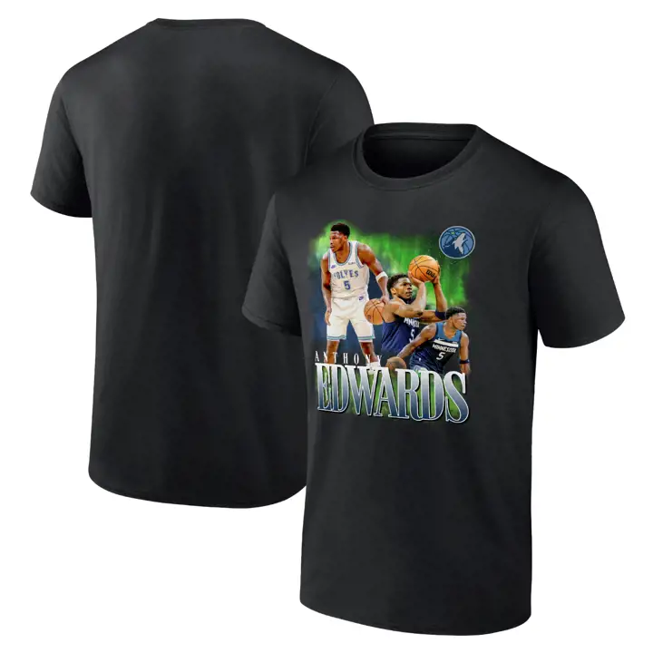 T-Shirt Hype Moderne NBA MINNESOTA TIMBERWOLVES ANTHONY EDWARDS