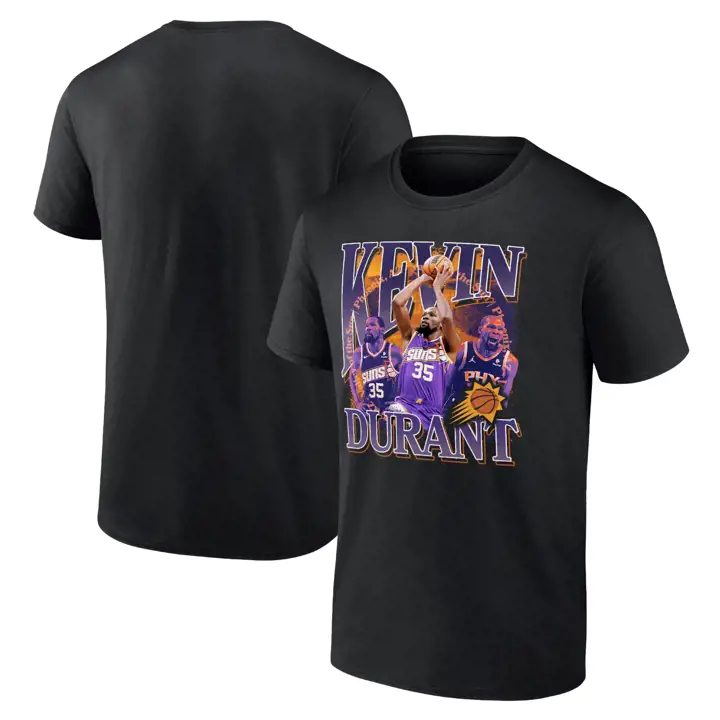 T-shirt moderne PHOENIX SUNS NBA Hype KEVIN DURANT Noir