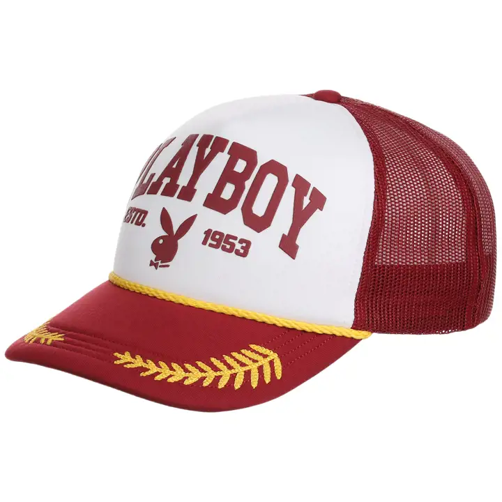 Casquette Playboy Varsity en mousse Wht/mar