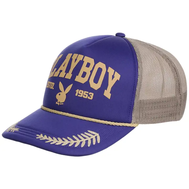 Casquette de camionneur en mousse Playboy Varsity Pur/ gl