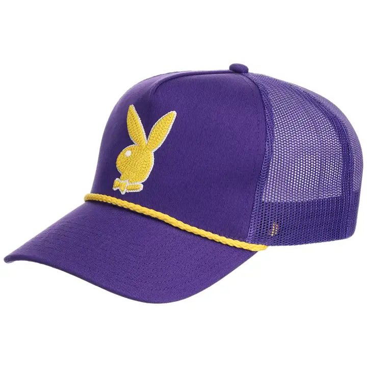 Casquette ajustée en velours côtelé Playboy Varsity