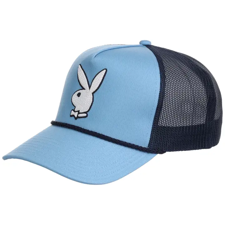 Playboy Casquette universitaire A-Frame bleue/marine