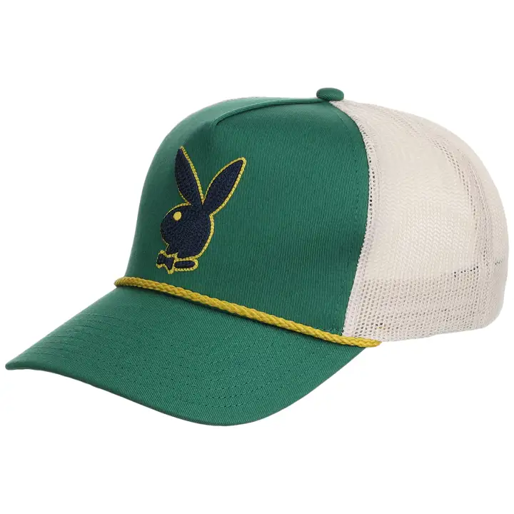Casquette universitaire Playboy A-Frame vert/marine
