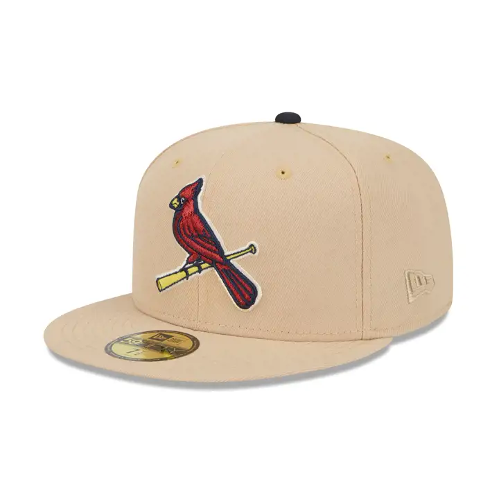 Cardinals MLB Box Seats 59FIFTY Tan/ tan/ kgrn Busch Stadium