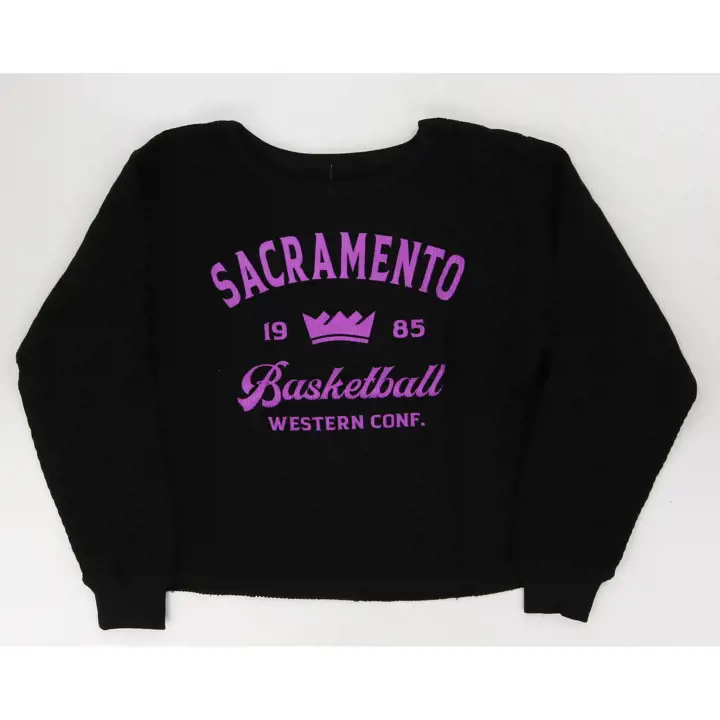 Sacramento Kings NBA Femme Thermique Cullen Manches Longues 24 Noir