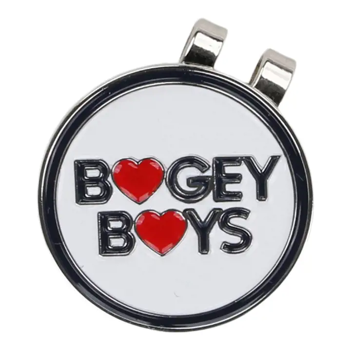 Bogey Boys x Lids Heart Ball Marker WHT/NAVY/RED