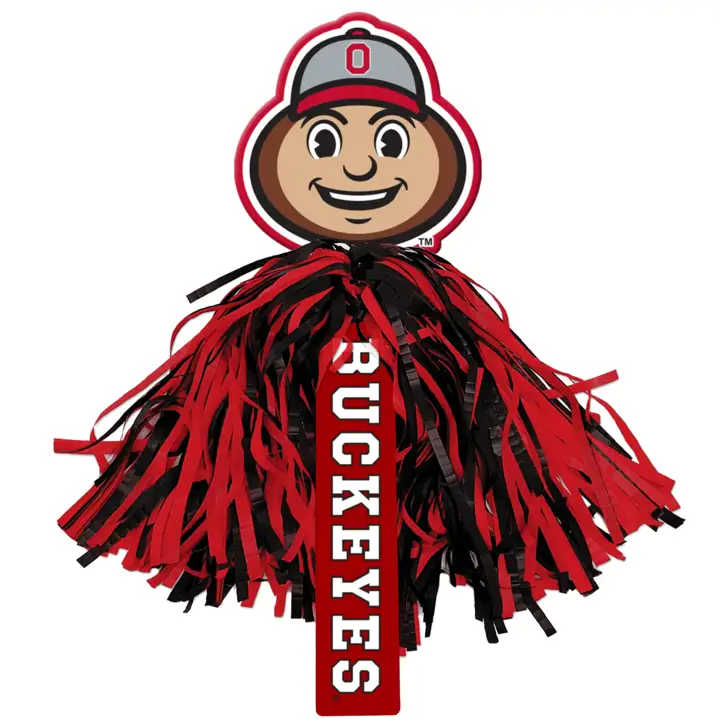 Ohio State Buckeyes Mascotte Pompons AST
