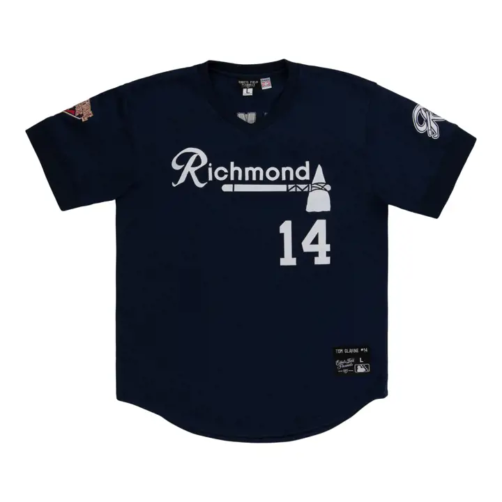 Maillot Vintage Col en V Richmond Braves EFF MiLB Tom Glavine N