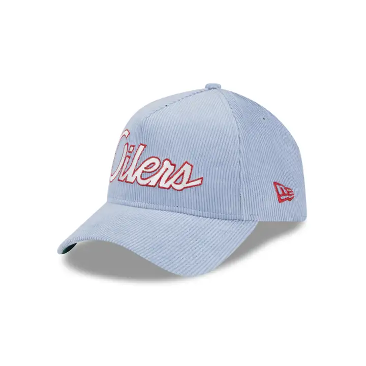 Houston Oilers NFL Casquette Vintage en Velours Côtelé AF 9FORTY BLEU/BLEU/VERT FONCÉ