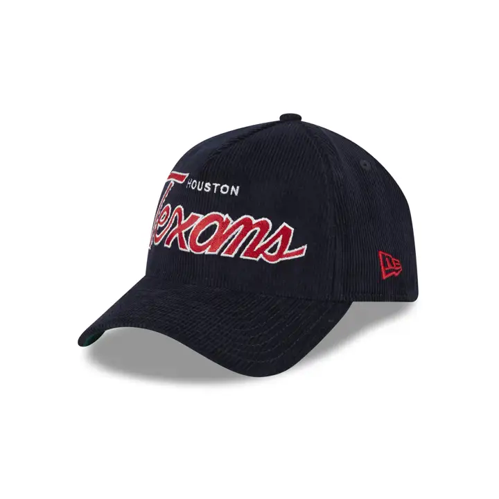 Houston Texans NFL Casquette Vintage Côtelée AF 9FORTY BLEU MARINE/BLEU MARINE/VERT KGRN