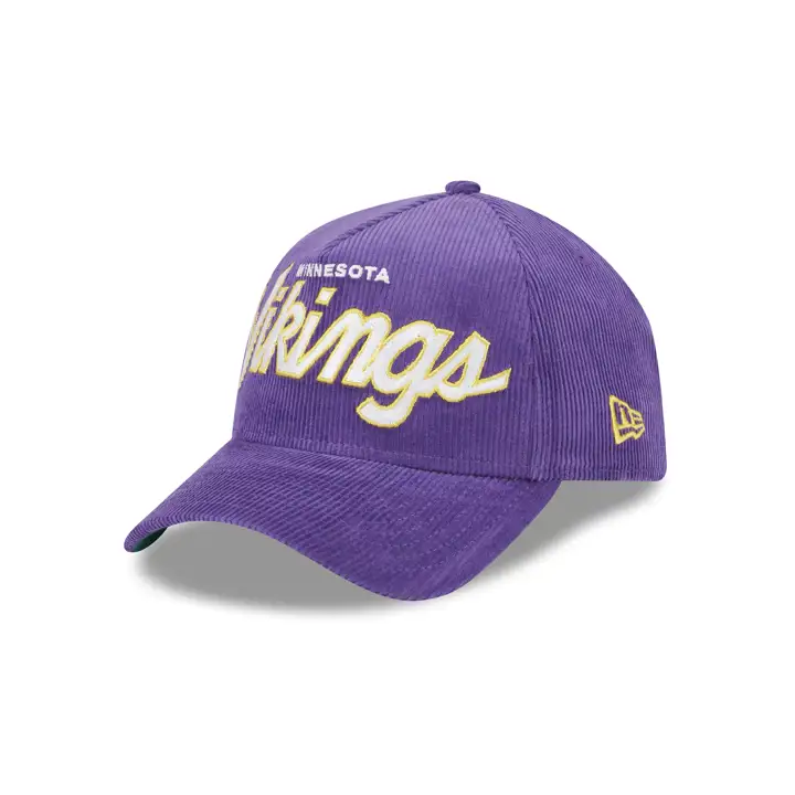 Casquette Minnesota Vikings NFL Vintage Cord AF 9FORTY VIOLET/VIOLET/VERT FONCÉ