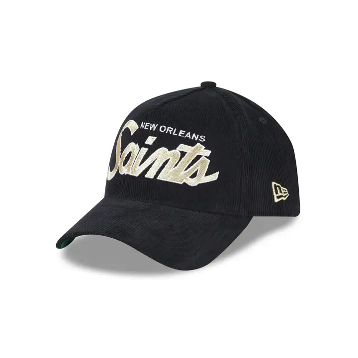 New Orleans Saints NFL Casquette Vintage Cordon AF 9FORTY NOI/NOI/VER