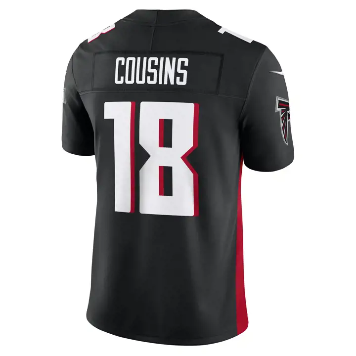 Atlanta Falcons NFL Maillot Édition Limitée Homme 24 Kirk Cousins Noir