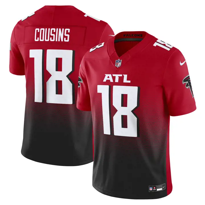 Maillot Homme NFL Atlanta Falcons Limited 24 Kirk Cousins ROUGE