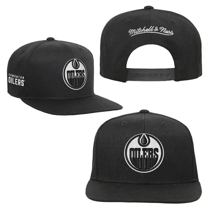 Edmonton Oilers NHL MN YTH NOIR CASQ. NOIR