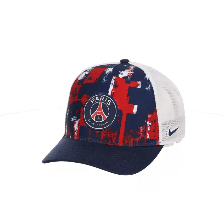 Casquette Trucker Imprimée Club Paris Saint-Germain Marine