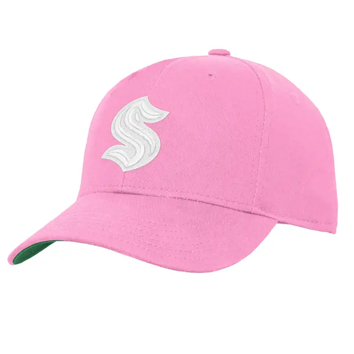 SEATTLE KRAKEN LNH MN FILLE JEUNE DÉTENDU AJUSTABLE ROSE