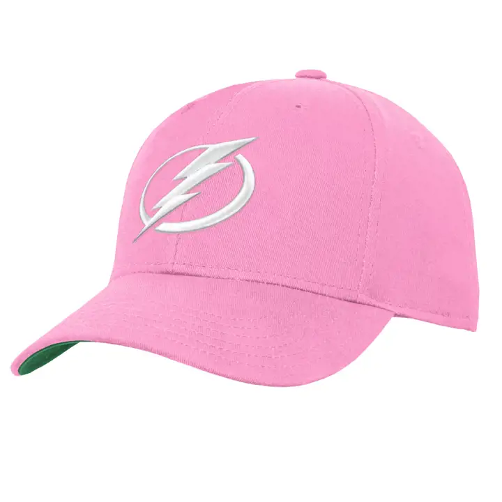 Casquette ajustable rose décontractée Tampa Bay Lightning LNH MN YTH FILLE