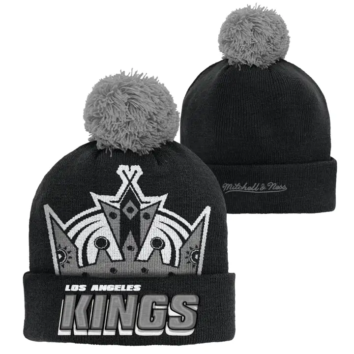 Los Angeles Kings LNH MN YTH CORE POM KNIT NOIR
