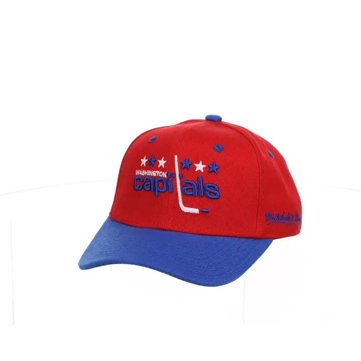 Washington Capitals LNH G MN ENF 2TONES COURBÉES D'AVANCE Rouge/BLEU