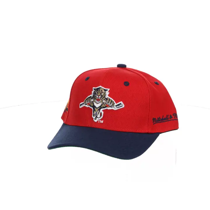 Florida Panthers LNH MN JUNIOR BICOLORE PRÉCOURBÉE Rouge/BLEU MARINE