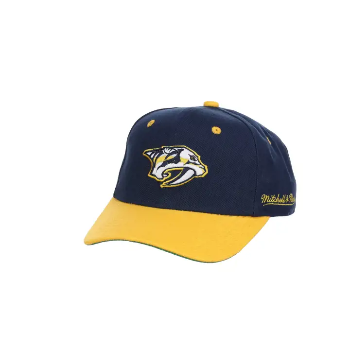 Casquette Enfant Nashville Predators NHL 2 TONS VISIÈRE PRÉCOURBÉE Marine/JAU