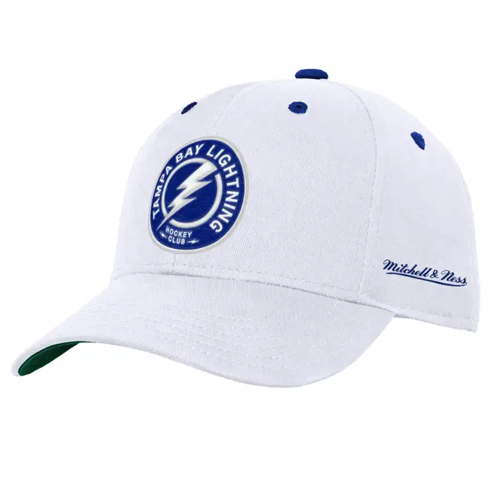 Tampa Bay Lightning LNH MN JEUNE COURBE BLANC
