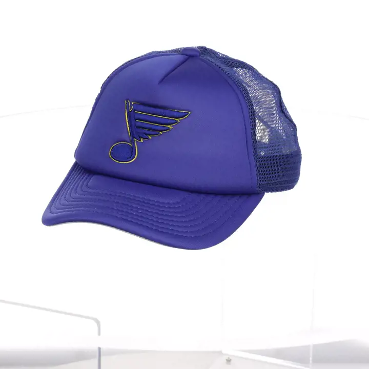 Casquette de camionneur en mousse pour enfant St. Louis Blues LNH MN, bleue