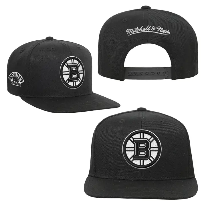 Boston Bruins LNH MN JUNIOR NOIR SNAP NOIR